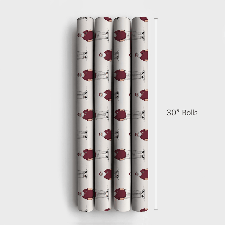 FSU Santa Polo - Wrapping Paper - Aspen & Arlo