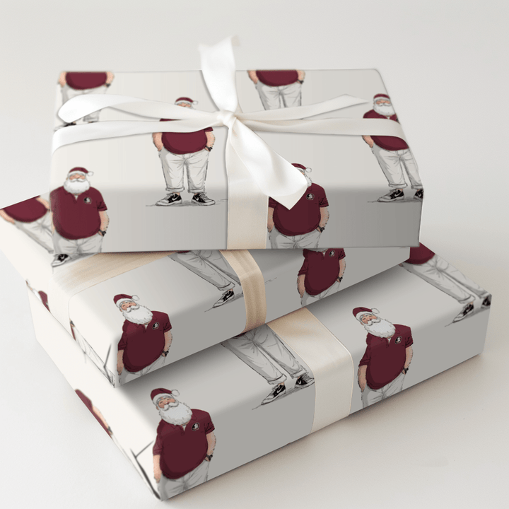 FSU Santa Polo - Wrapping Paper - Aspen & Arlo