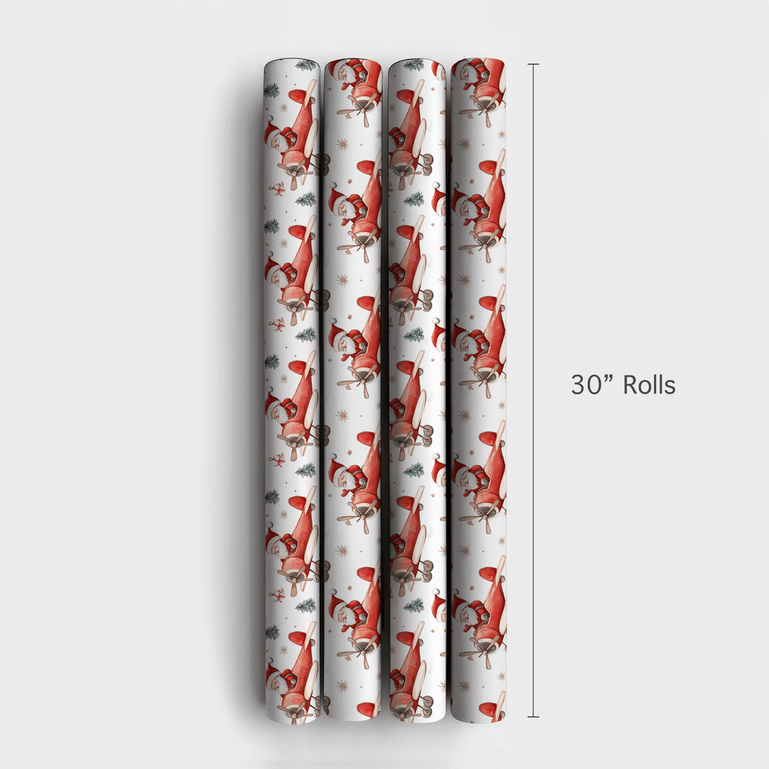 Cloud Nine Claus - Wrapping Paper - Aspen & Arlo