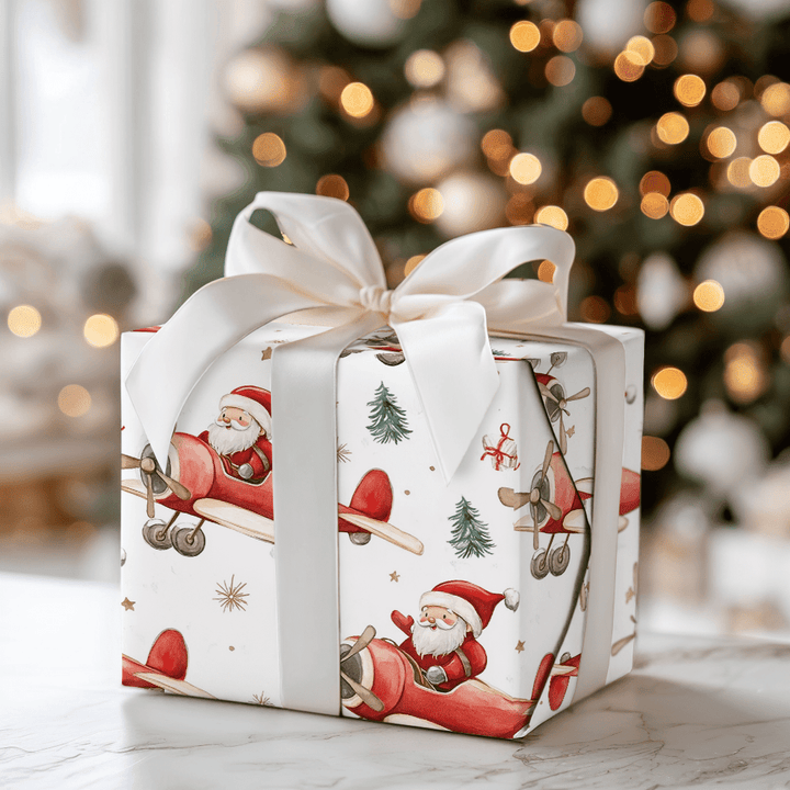 Cloud Nine Claus - Wrapping Paper - Aspen & Arlo