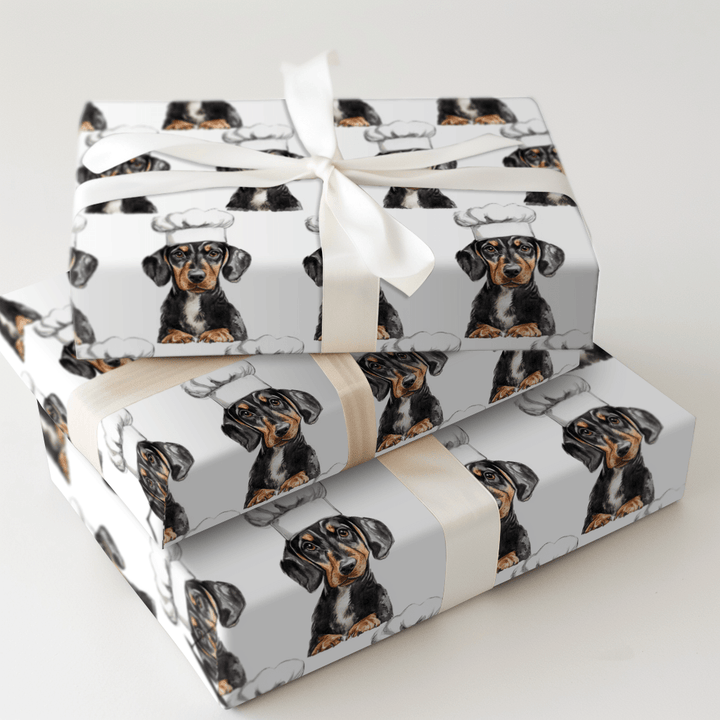 Cooking with the Dachshunds - Wrapping Paper - Aspen & Arlo