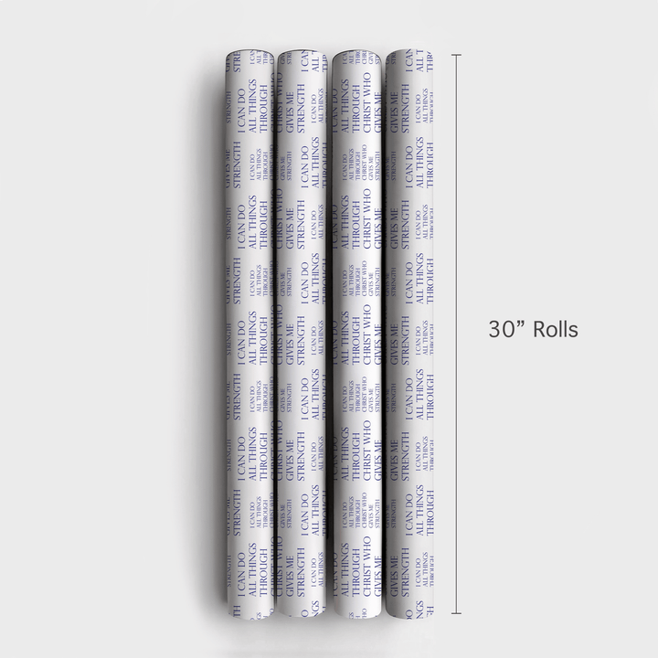 All Things Through Him - Wrapping Paper - Aspen & Arlo
