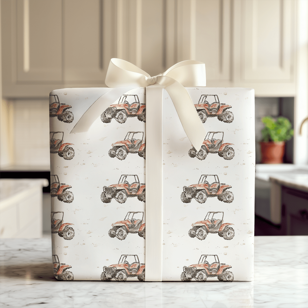 Rolling Through Life - Wrapping Paper - Aspen & Arlo