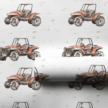 Rolling Through Life - Wrapping Paper - Aspen & Arlo