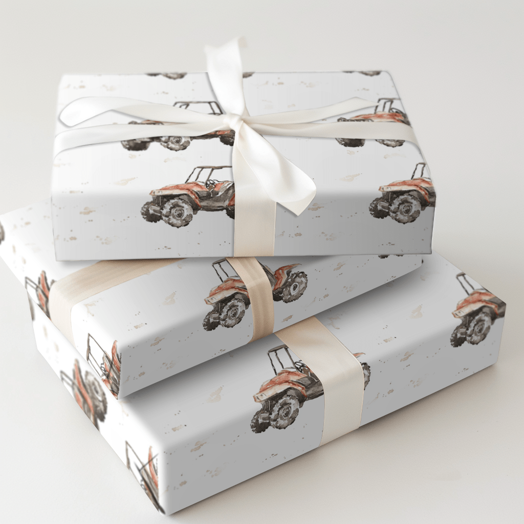 Rolling Through Life - Wrapping Paper - Aspen & Arlo