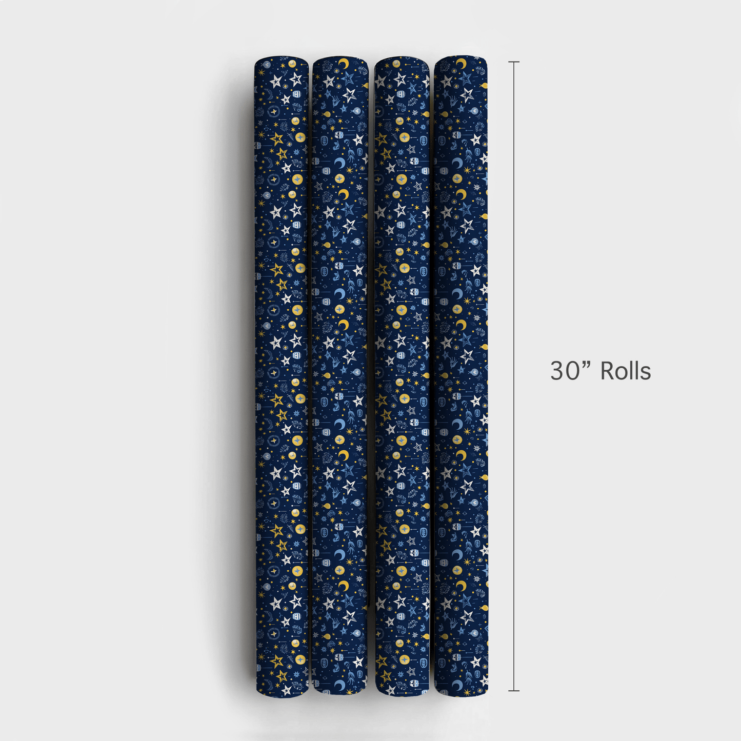 Blue Star Sky - Wrapping Paper - Aspen & Arlo