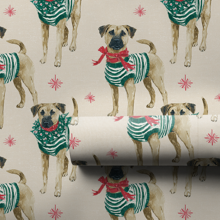 Black Mouth Cur Christmas Sweater