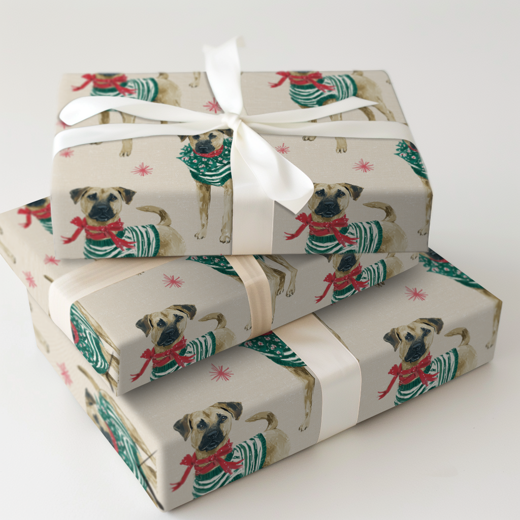 Black Mouth Cur Christmas Sweater