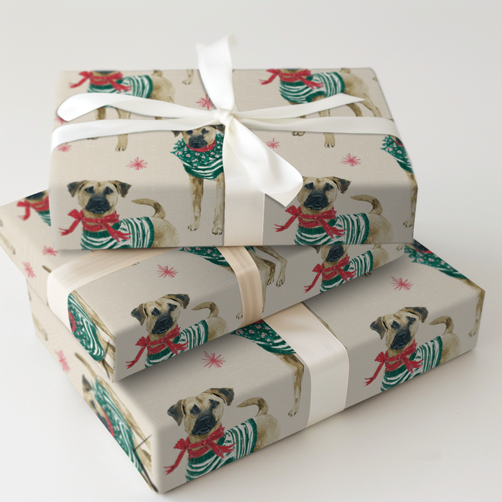 Black Mouth Cur Christmas Sweater