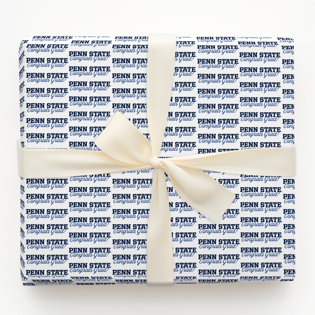 Congrats Penn State Grad - Wrapping Paper - Aspen & Arlo