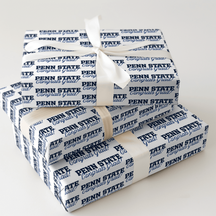 Congrats Penn State Grad - Wrapping Paper - Aspen & Arlo