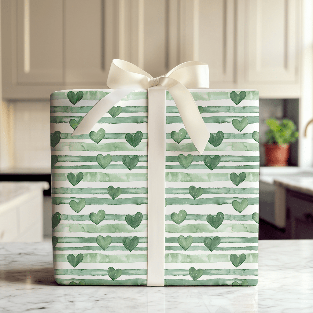 Green Wish - Wrapping Paper - Aspen & Arlo