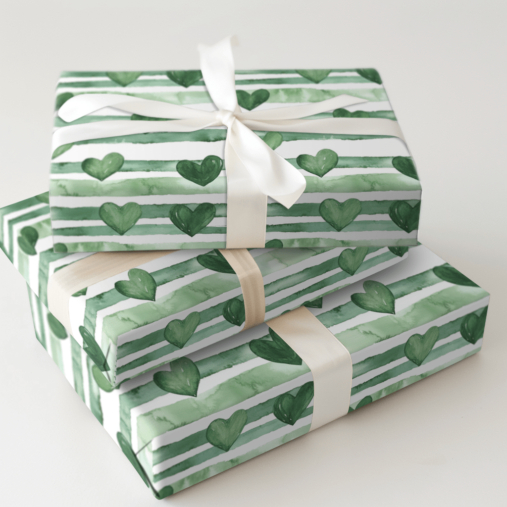 Green Wish - Wrapping Paper - Aspen & Arlo