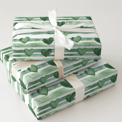 Green Wish - Wrapping Paper - Aspen & Arlo