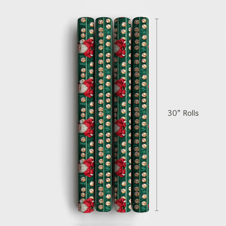 Santa Dugout - Wrapping Paper - Aspen & Arlo