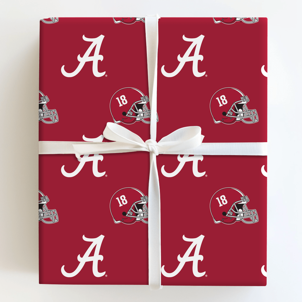 Alabama Helmet - Wrapping Paper - Aspen & Arlo