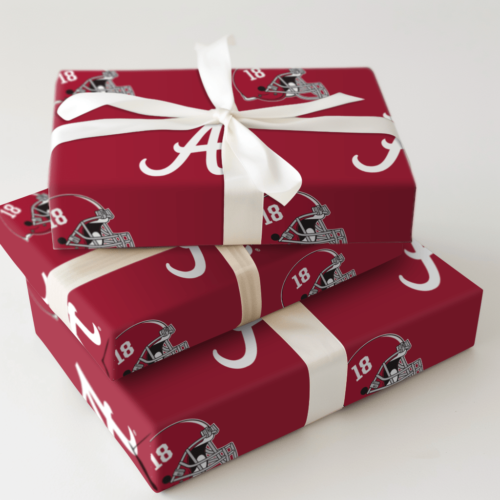 Alabama Helmet - Wrapping Paper - Aspen & Arlo