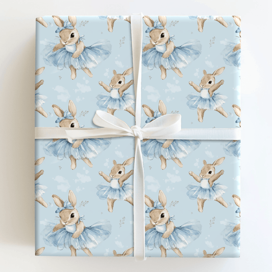 Bunny En Pointe - Wrapping Paper - Aspen & Arlo