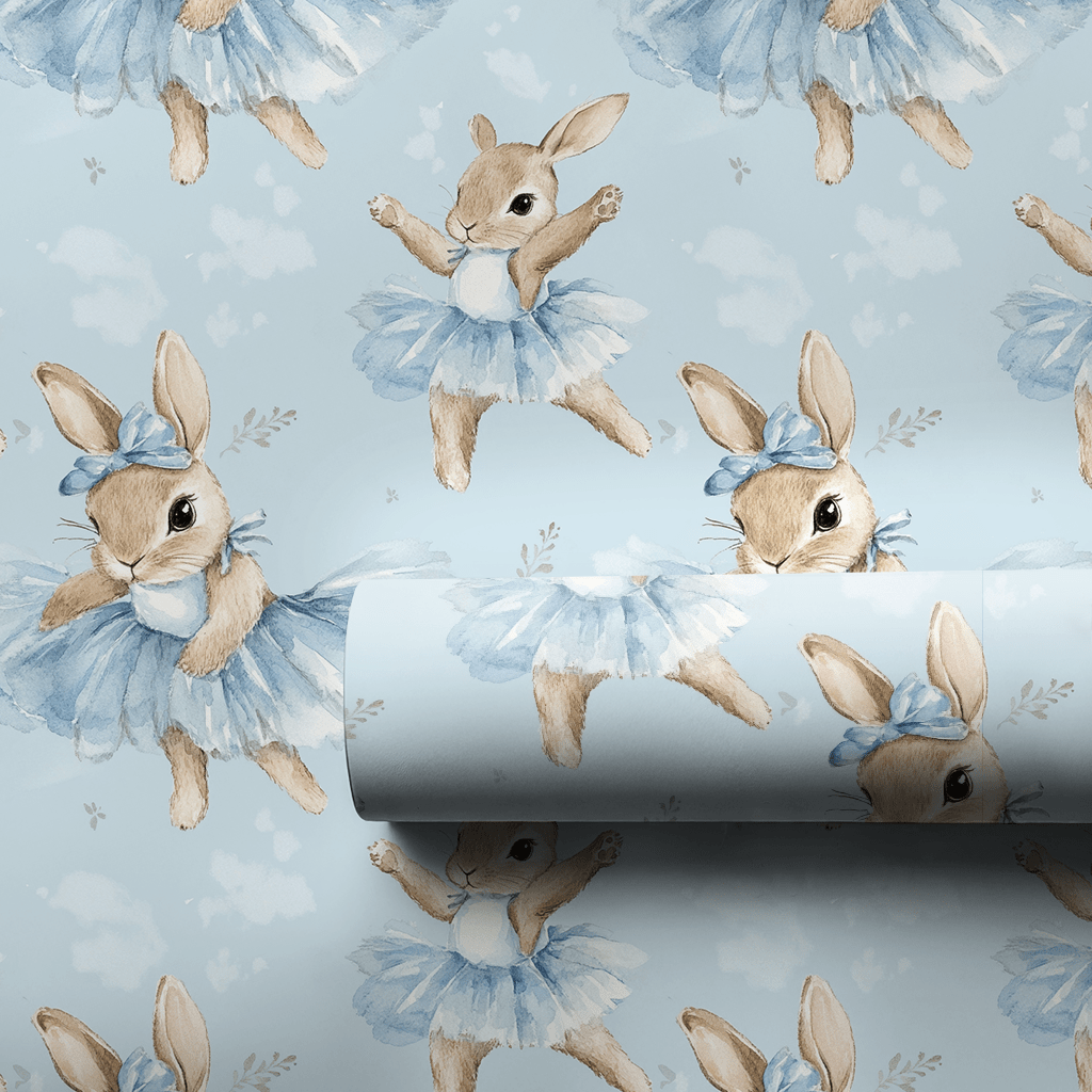 Bunny En Pointe - Wrapping Paper - Aspen & Arlo