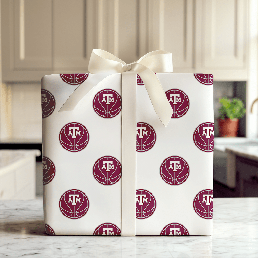 A&M Basketball - Wrapping Paper - Aspen & Arlo