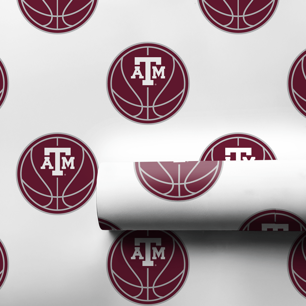 A&M Basketball - Wrapping Paper - Aspen & Arlo