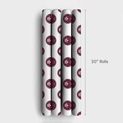 A&M Basketball - Wrapping Paper - Aspen & Arlo