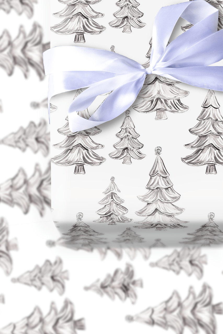 All Is Silver - Wrapping Paper - Aspen & Arlo