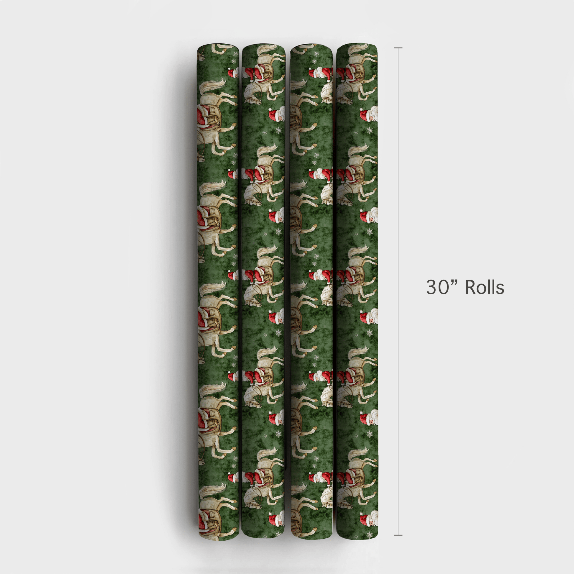 Saddle Up Santa - Wrapping Paper - Aspen & Arlo