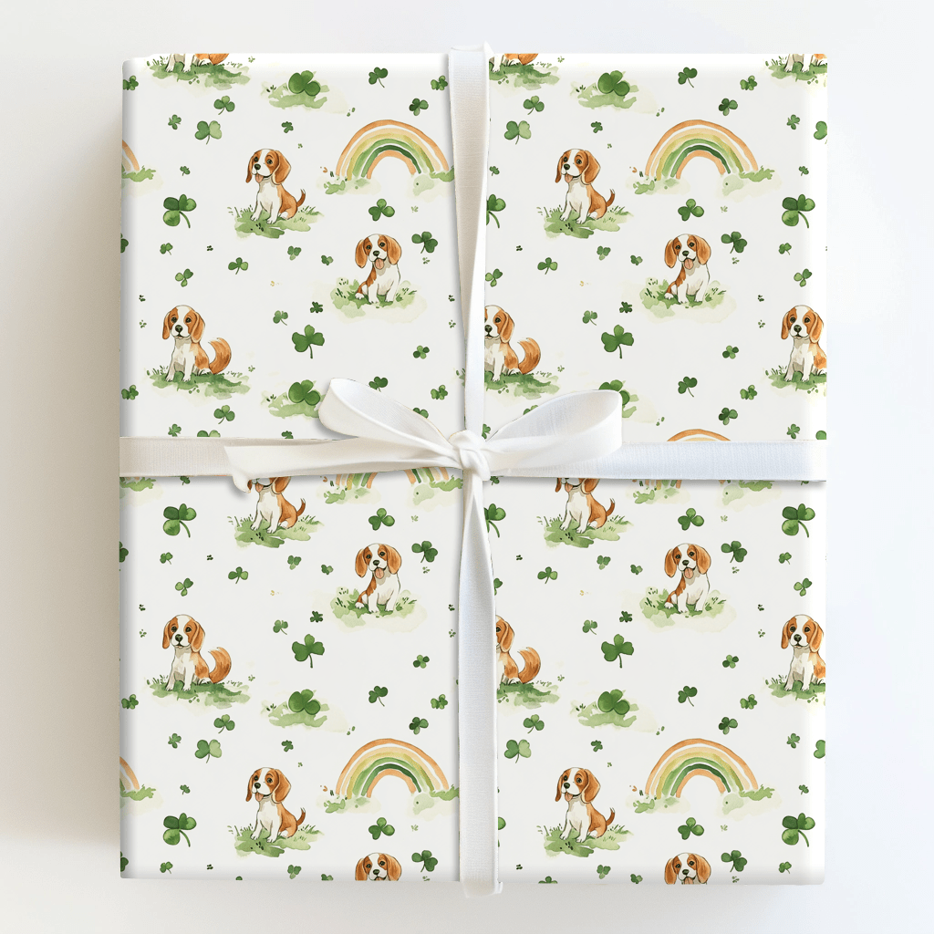 Rainbows with the Beagle - Wrapping Paper - Aspen & Arlo