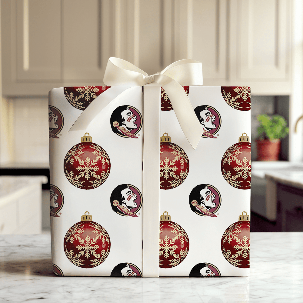 Garnet & Gold Glimmer - Wrapping Paper - Aspen & Arlo