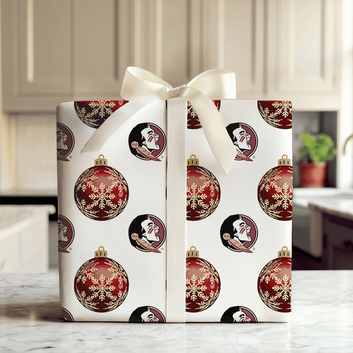 Garnet & Gold Glimmer - Wrapping Paper - Aspen & Arlo