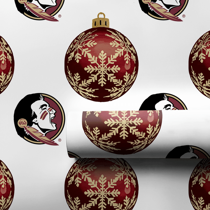Garnet & Gold Glimmer - Wrapping Paper - Aspen & Arlo