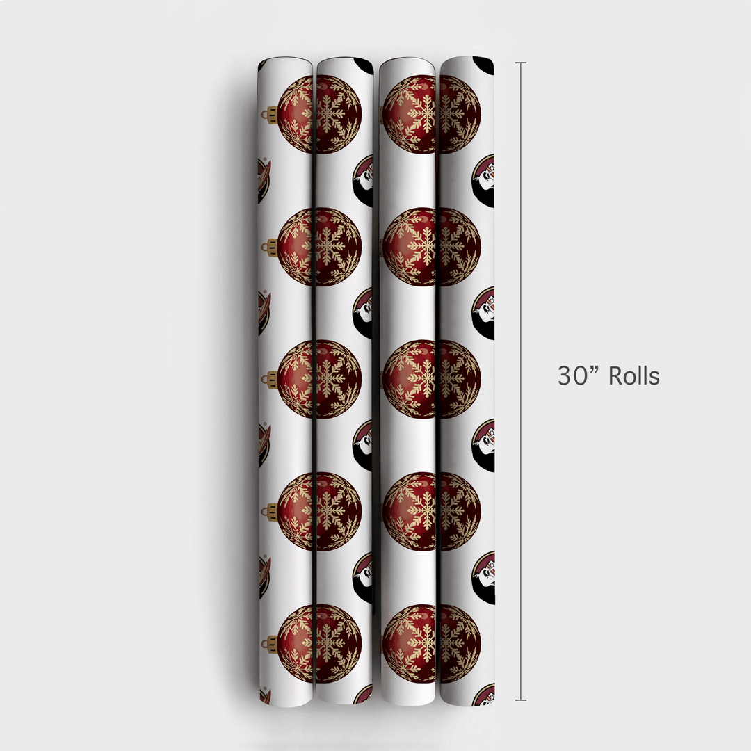 Garnet & Gold Glimmer - Wrapping Paper - Aspen & Arlo