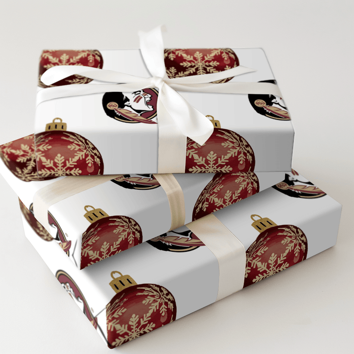 Garnet & Gold Glimmer - Wrapping Paper - Aspen & Arlo