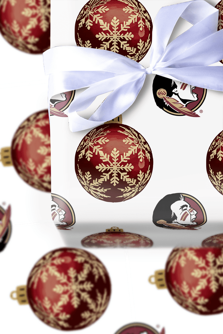 Garnet & Gold Glimmer - Wrapping Paper - Aspen & Arlo