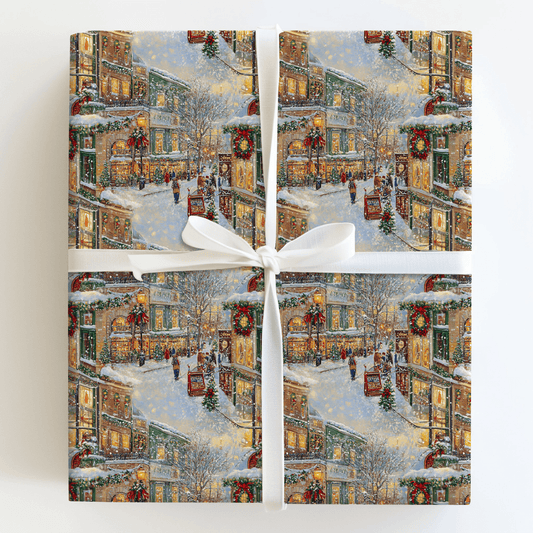 Toy Shop Town - Wrapping Paper - Aspen & Arlo