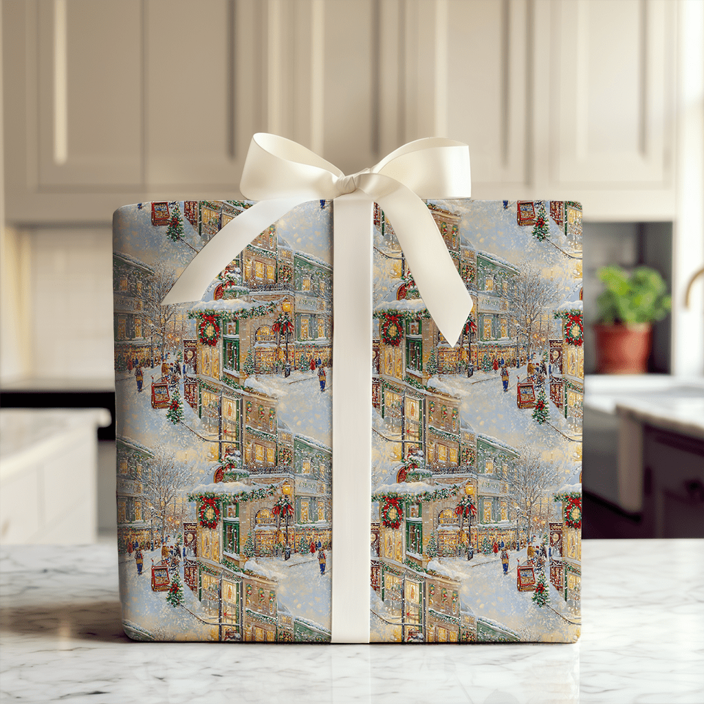 Toy Shop Town - Wrapping Paper - Aspen & Arlo