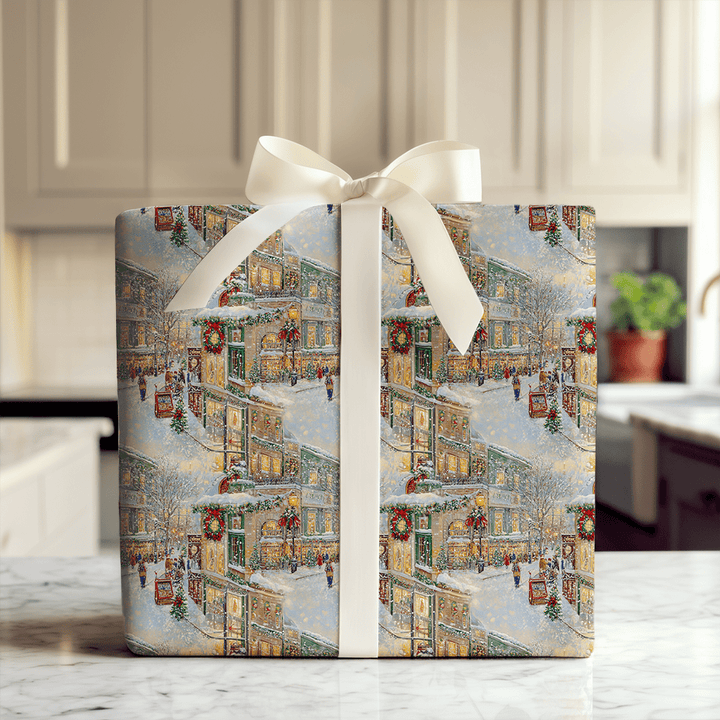Toy Shop Town - Wrapping Paper - Aspen & Arlo