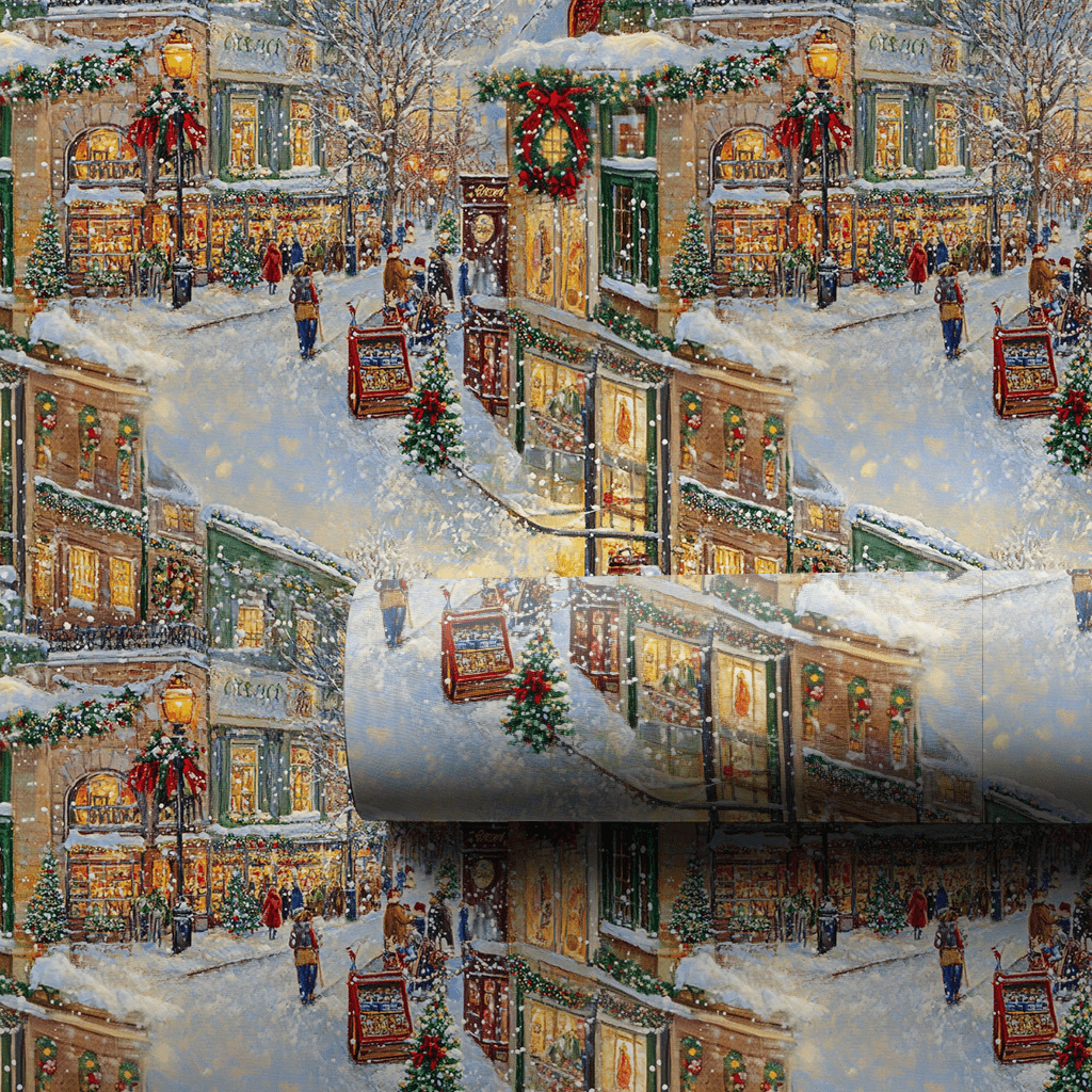 Toy Shop Town - Wrapping Paper - Aspen & Arlo