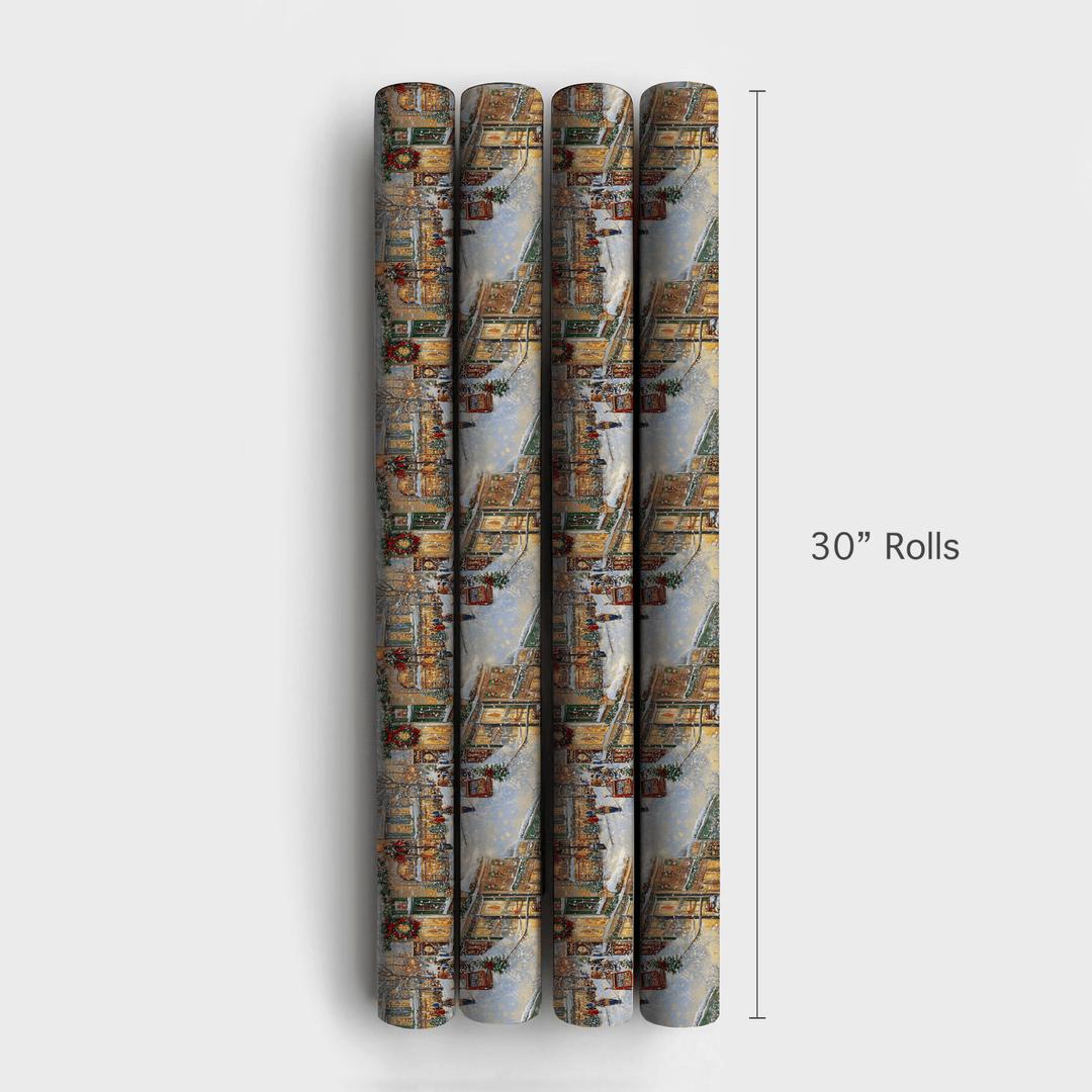 Toy Shop Town - Wrapping Paper - Aspen & Arlo