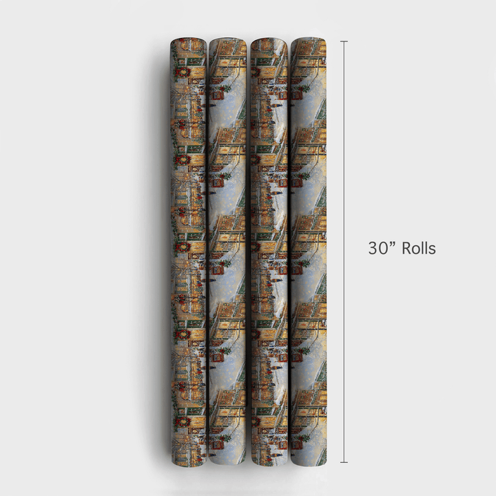 Toy Shop Town - Wrapping Paper - Aspen & Arlo