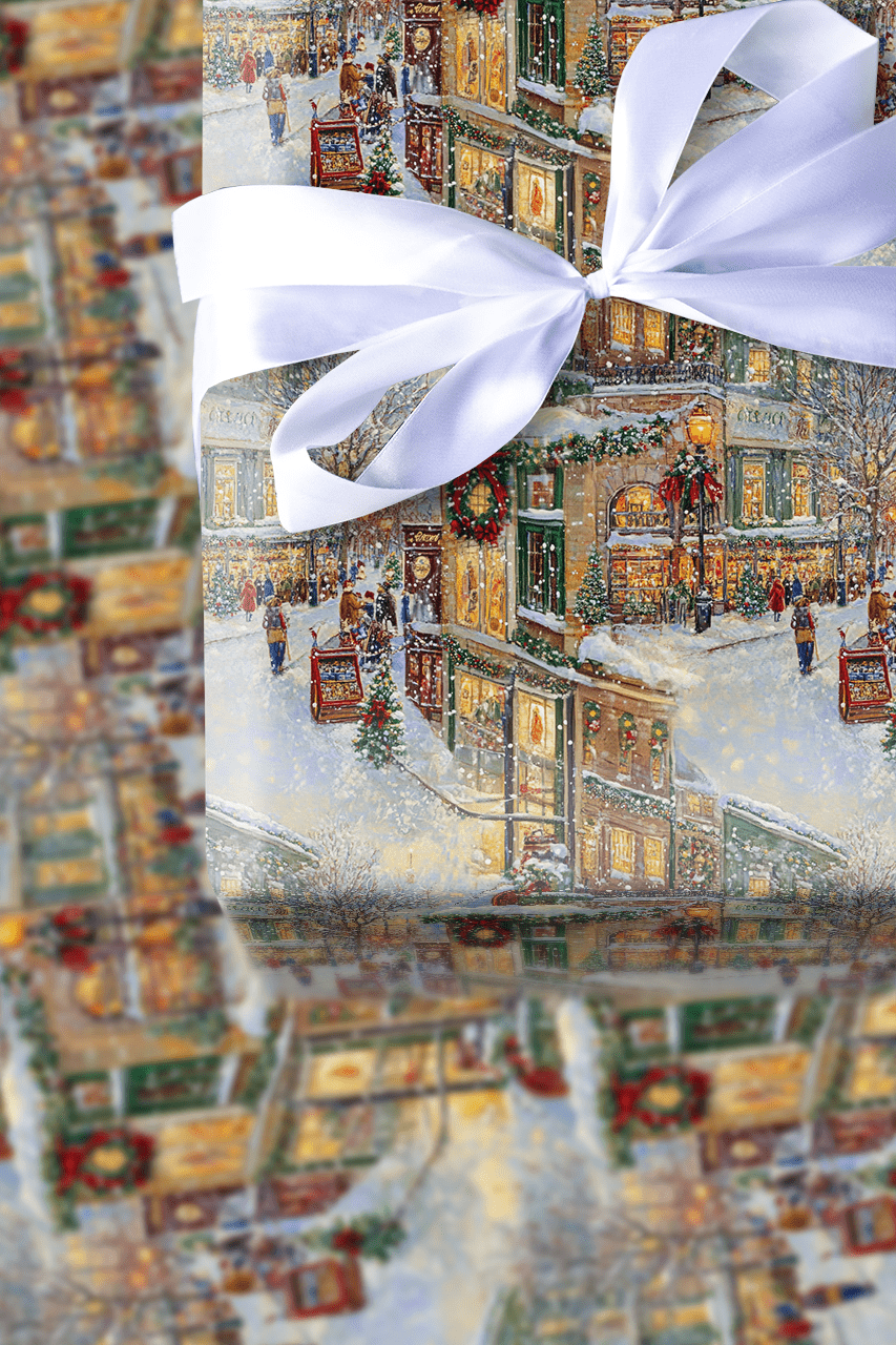 Toy Shop Town - Wrapping Paper - Aspen & Arlo