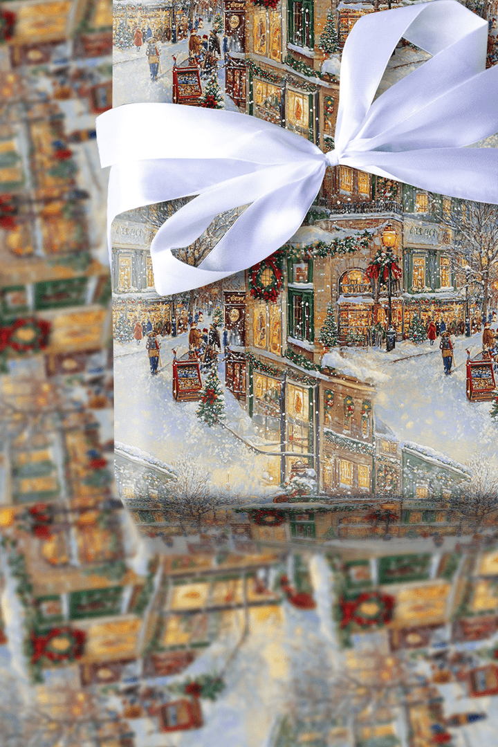 Toy Shop Town - Wrapping Paper - Aspen & Arlo