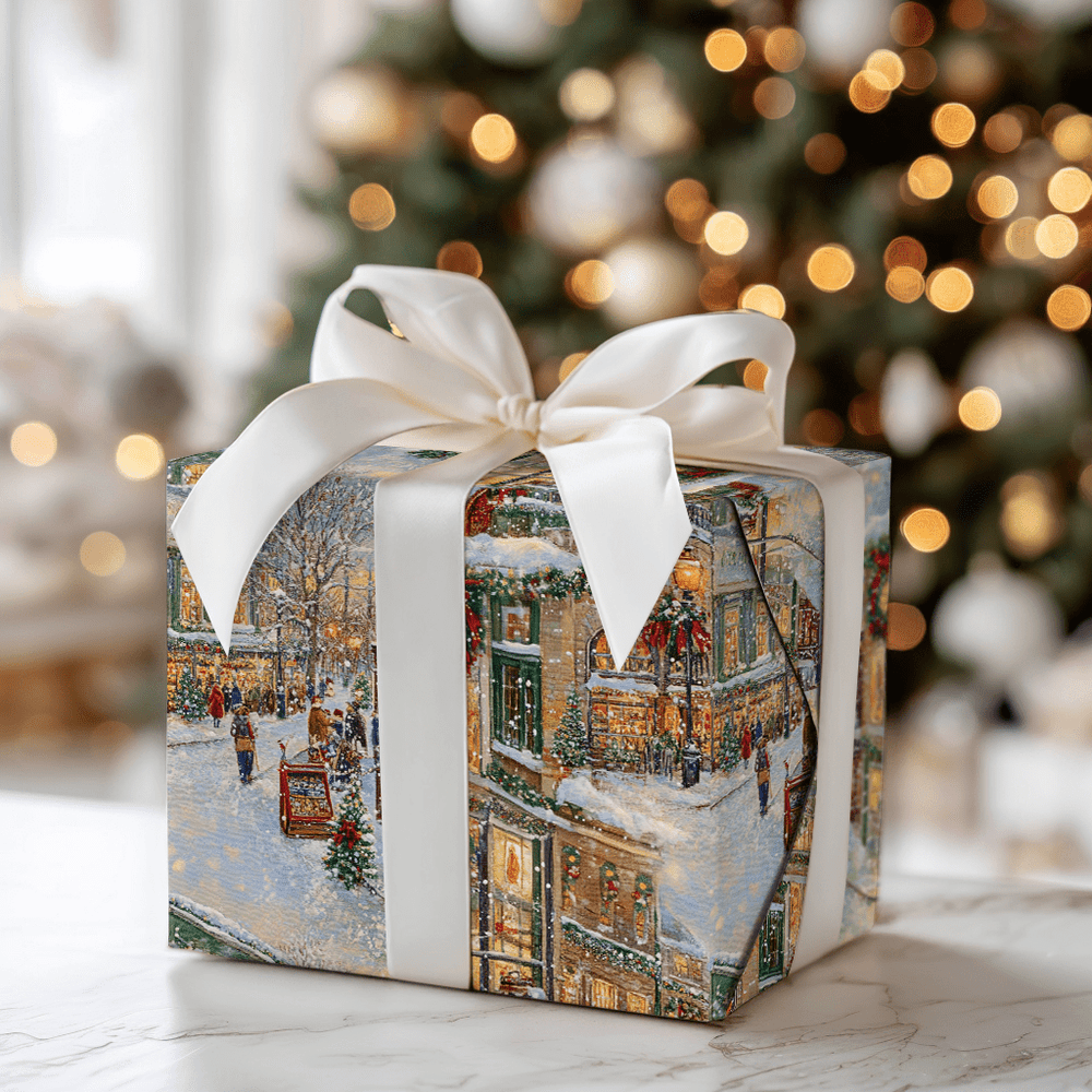 Toy Shop Town - Wrapping Paper - Aspen & Arlo