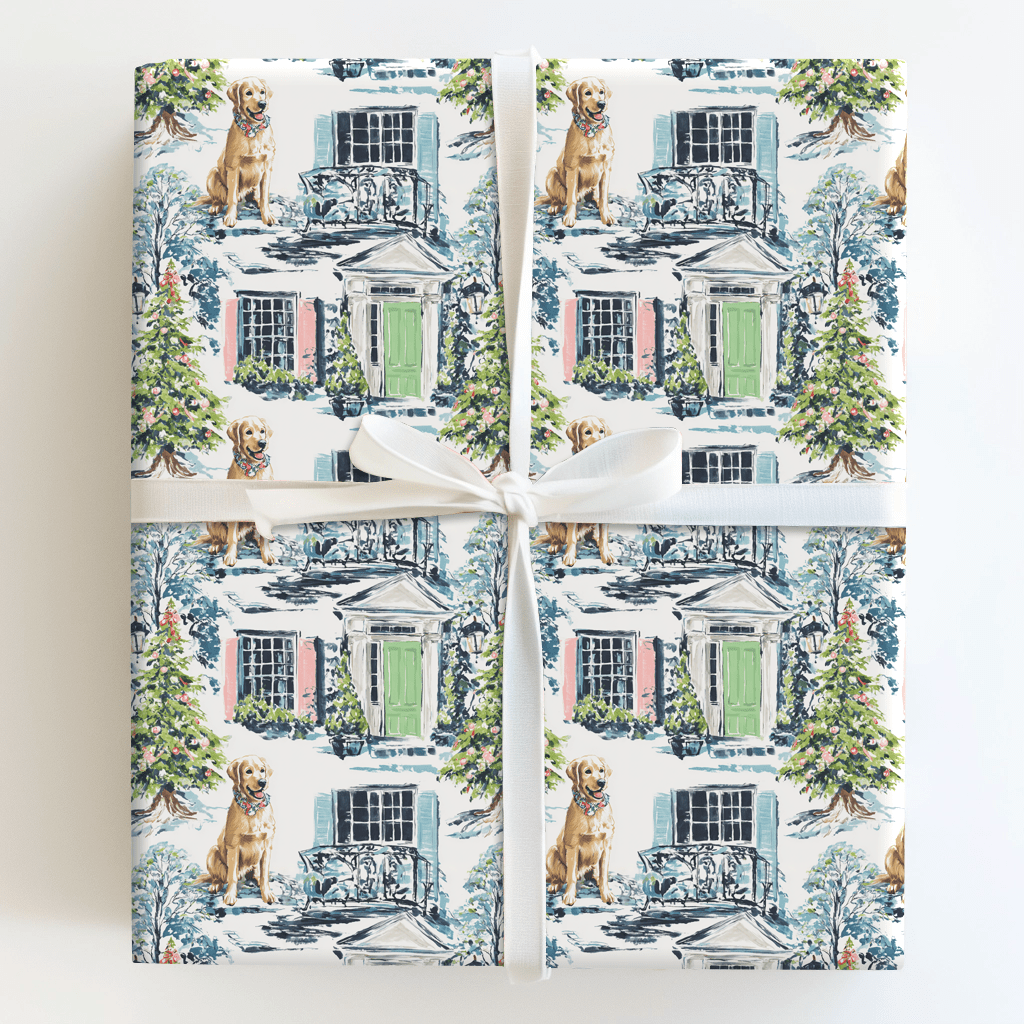 Golden Greetings - Wrapping Paper - Aspen & Arlo