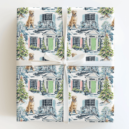 Golden Greetings - Wrapping Paper - Aspen & Arlo