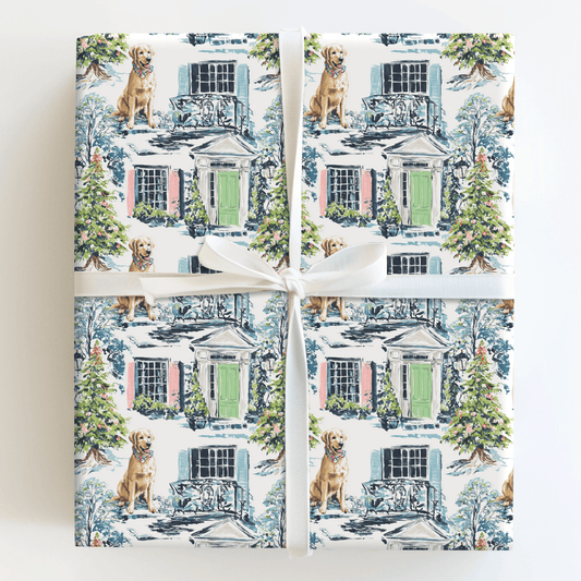 Golden Greetings - Wrapping Paper - Aspen & Arlo