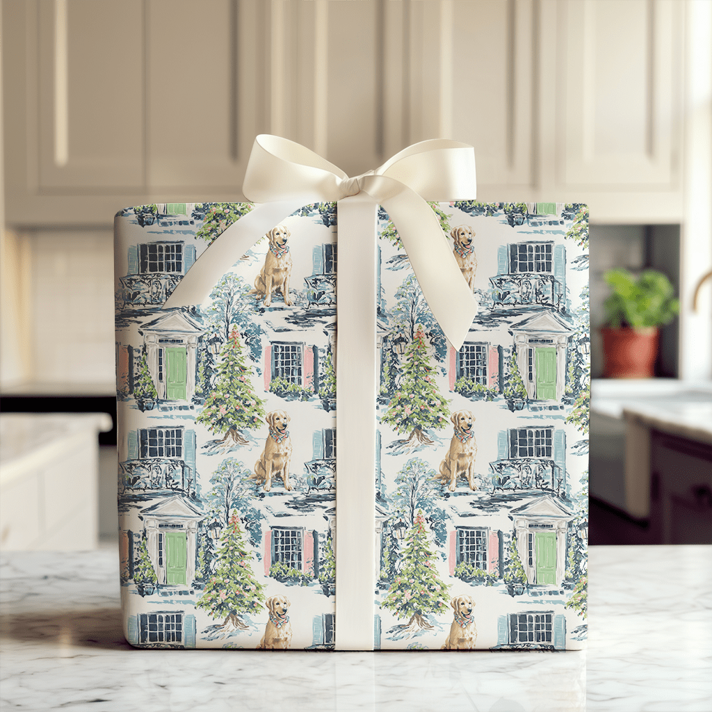 Golden Greetings - Wrapping Paper - Aspen & Arlo