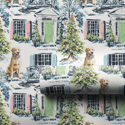 Golden Greetings - Wrapping Paper - Aspen & Arlo