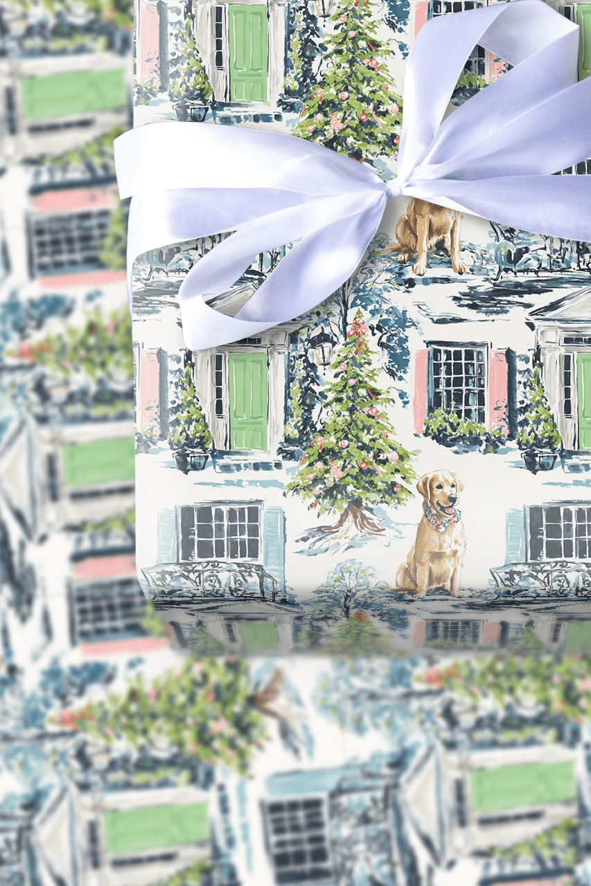 Golden Greetings - Wrapping Paper - Aspen & Arlo